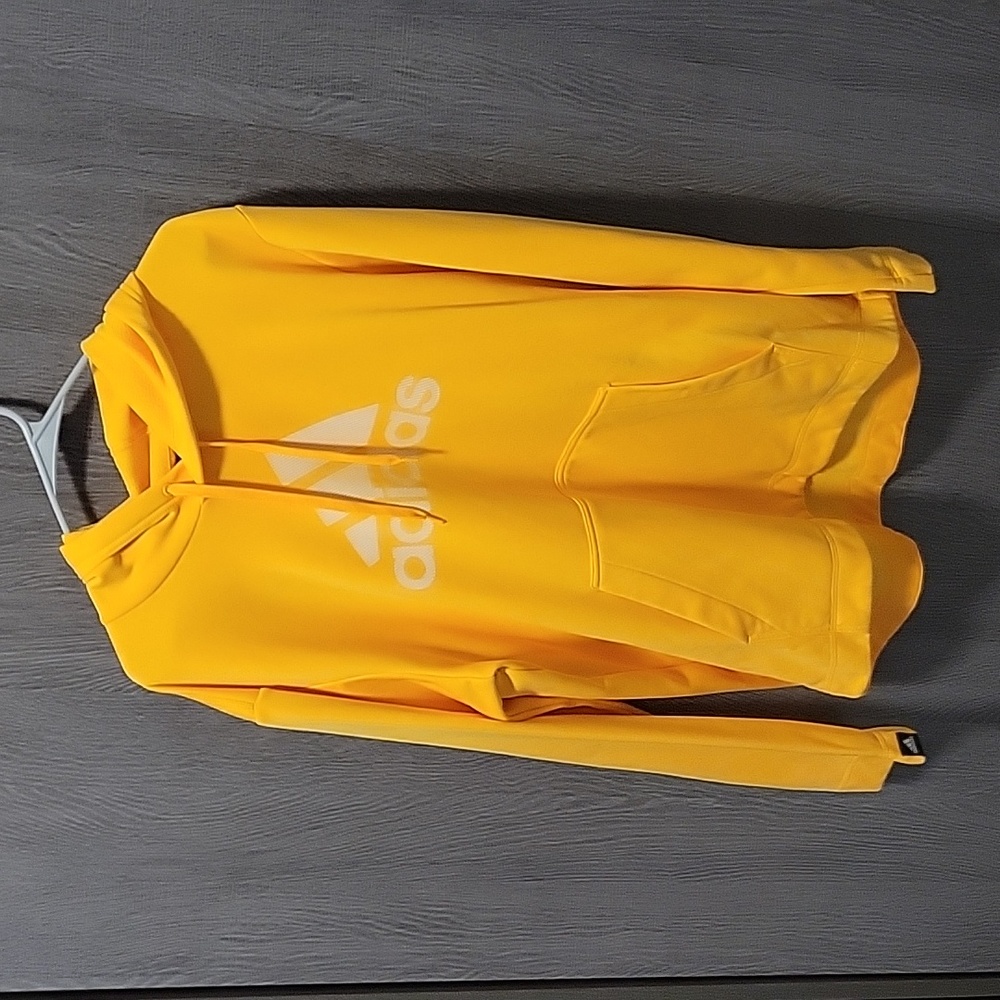Adidas Yellow Hoodie XL